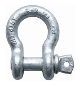 Manilha Curva MCA-PR Pino roscado alloy