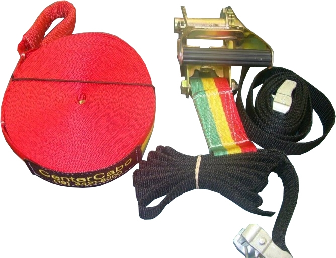 Kit Slackline com Cinta e Catraca de Alta Resistência